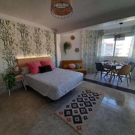 Flat Studio 150m From The Beach With Pool Apartamento